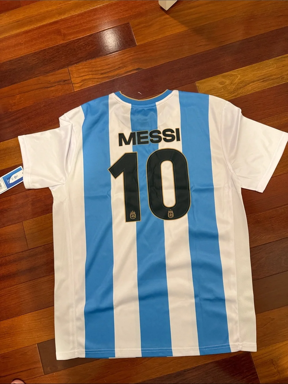 Argentina Kids Soccer Jersey - Light Blue & White